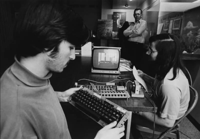 Apple founders Steve Jobs and Steve Wozniak were active participants of the Homebrew Computer Club